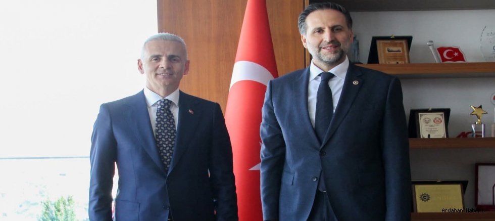 Özgür Erdem İncesu, Ardahan Valisi Mehmet Fatih Çiçekli ile Ankara’da Ardahan’ın Yatırımlarını Görüştü