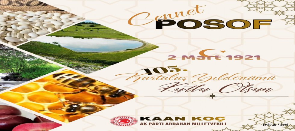 Posof’un Kurtuluş Yıl Dönümüne Anlamlı Mesaj