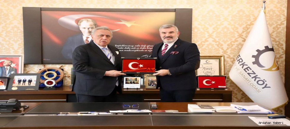 Saffet Kaya, dan Çerkezköy Ticaret ve Sanayi Odasına Ziyaret