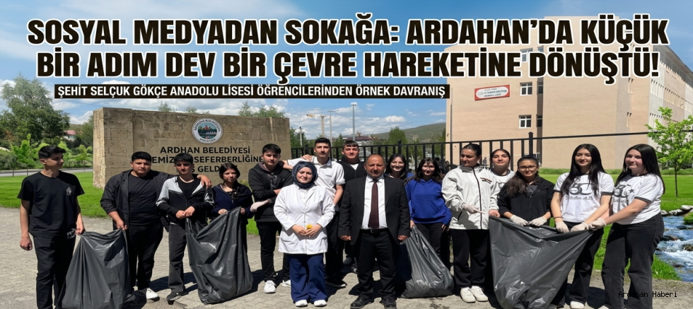 Sosyal medyadan sokağa: Ardahan’da küçük bir adım dev bir çevre hareketine dönüştü!