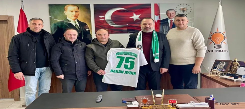Sulakyurt Spor’dan Ardahan Ak Parti İl Başkanı Hakan Aydın’a Anlamlı Ziyaret