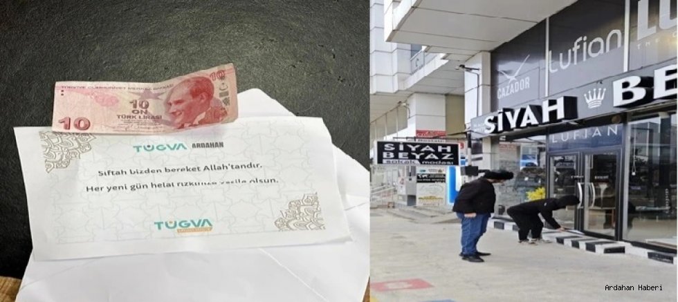 TÜGVA’dan Ardahan Esnafına Sürpriz Destek