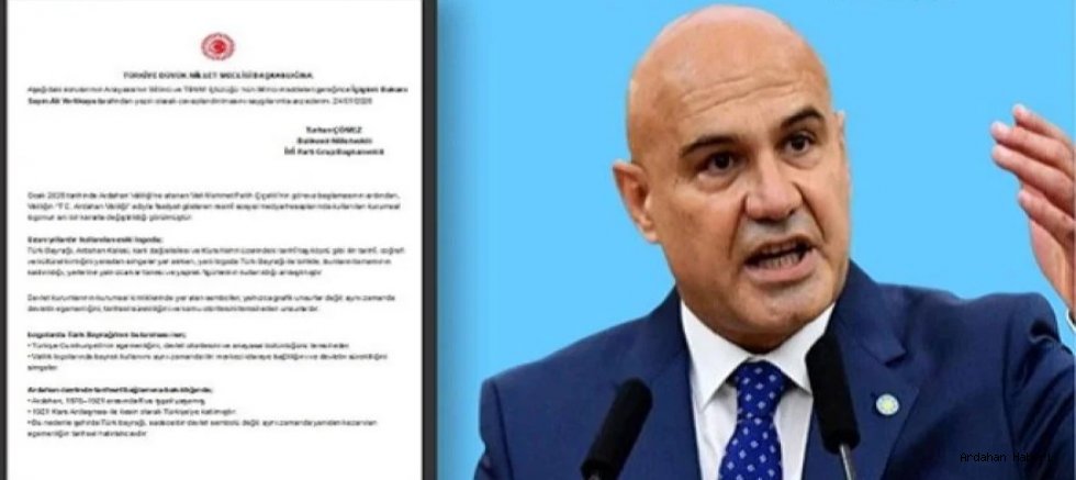 Turan Çömez Bu Kez Ardahan Valiliği Logosuna Takıldı