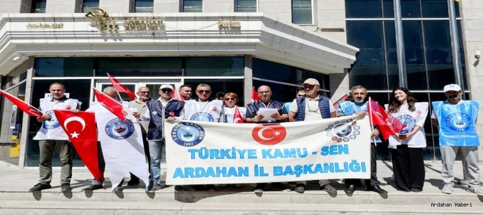 Türkiye Kamu-Sen Ardahan’dan Maaş Artışı Tepkisi