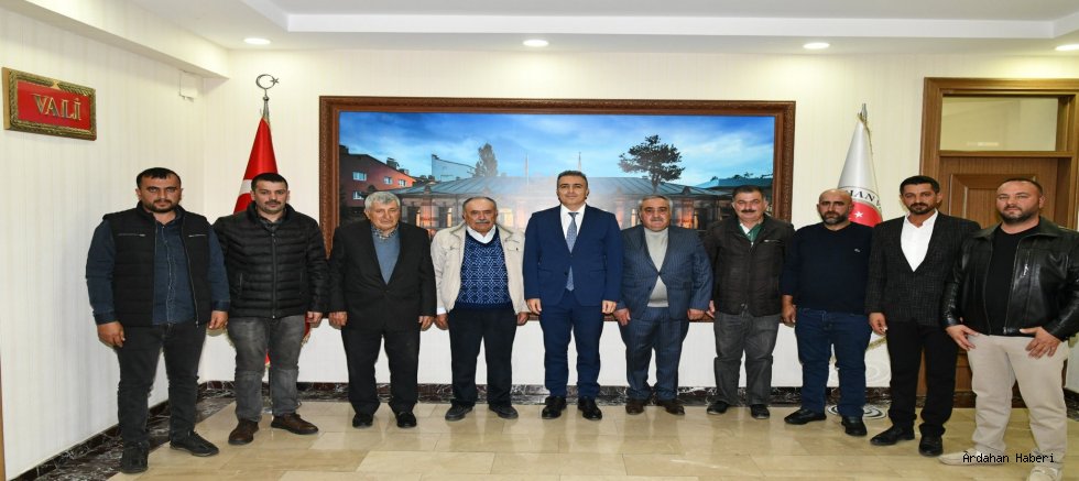 Vali Çiçek, Küçük Sanayi Sitesi Yapı Kooperatifi Yönetimini Kabul Etti