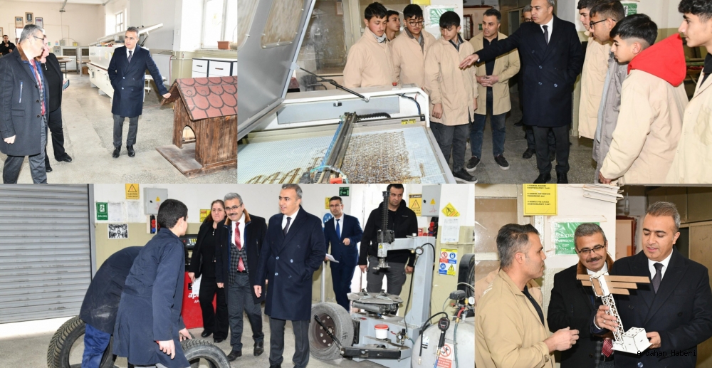 Vali Çiçek’ten Kazım Karabekir MTAL’ye Çıkarma: Atölyelerde Üretim ve Eğitim Yakından İncelendi