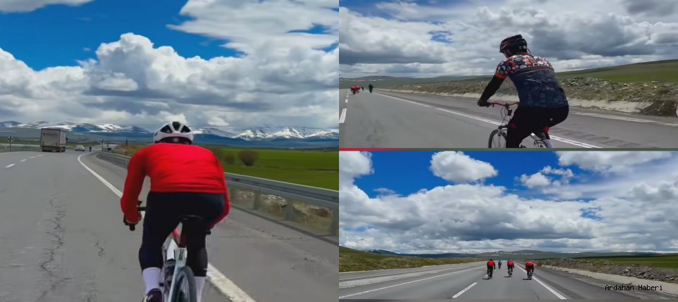 Vali Çiçekli ile Göle'ye 40 Kilometrelik Tur