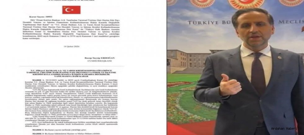 Yapıcı Mualefet sonuç verdi Vekil İncesu’nun Girişimiyle Çiftçinin Kredi Engeli Kaldırıldı