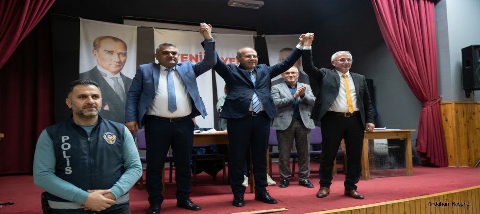 Yeni Parti Ardahan Merkez İlçe Başkanlığı ön seçiminde kazanan Vedat Temel oldu