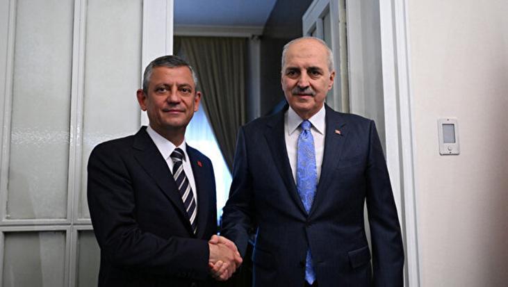 Meclis Başkanı Numan Kurtulmuş, CHP grubunu ziyaret etti