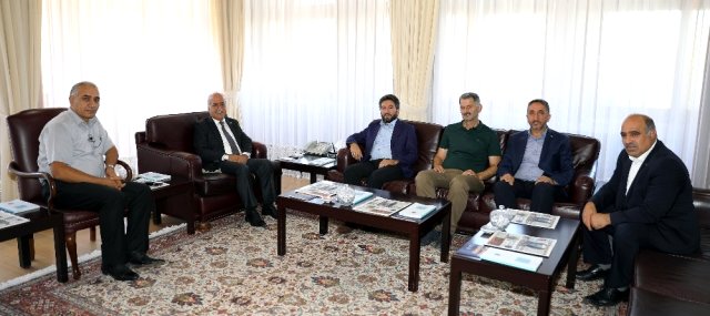 Memur-Sen Erzurum il yönetiminden Rektör Çomaklı'ya ziyaret