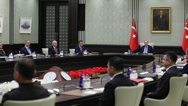 MGK, Cumhurbaşkanı Erdoğan başkanlığında Beştepe'de toplandı