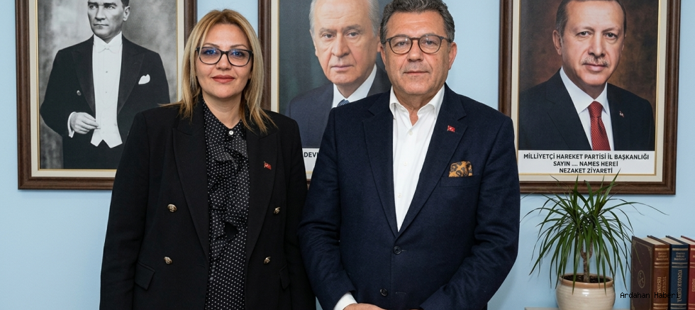 MHP’nin Kadın Başkanı Köseliören’e Belediye’den Tam Kadro Ziyaret: Ardahan Kazandı