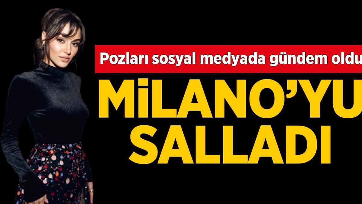 Milano Moda Haftası! Hande Erçel ünlü modacı Donatella Versace yan yana poz verdi