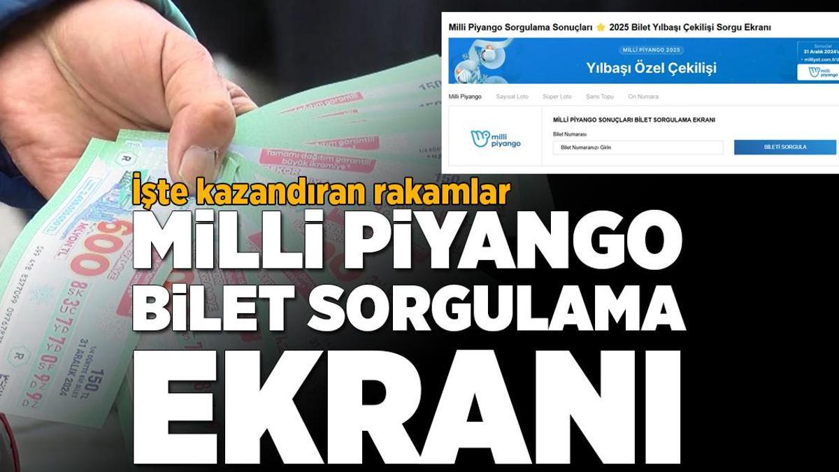 Milli Piyango Yılbaşı Çekilişi 2025 için nefesler tutuldu
