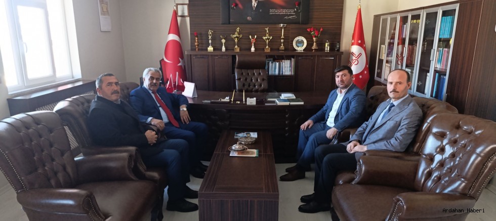 Milliyetçi Hareket Partisi (MHP) ardahan İl Başkanı Turgay Mert, Posof u ziyaret etti 