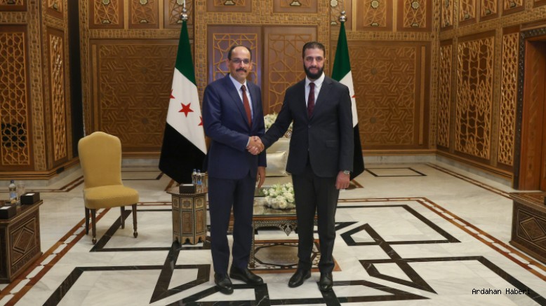 MİT Başkanı İbrahim Kalın, Ahmed Şara ile Şam’da görüştü