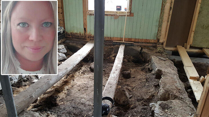 Norveç'te evli çift evlerini restore ederken Viking mezarına rastladı