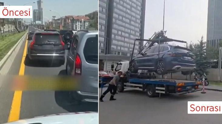 Öncesi ve sonrası... Düğün konvoyunda ambulansa yol vermeyen sürücüler hakkında karar