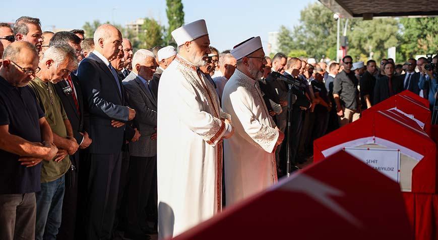 Orman şehitlerine veda: Gözyaşları içinde son yolculuklarına uğurlandılar
