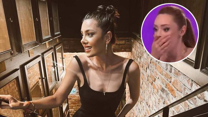 Oyuncu Burcu Binici canlı yayında bir anda yere yığıldı