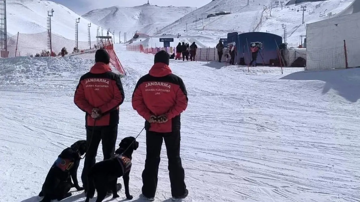 Palandöken Kayak Merkezi'nde Güvenlik Denetimleri Sürüyor