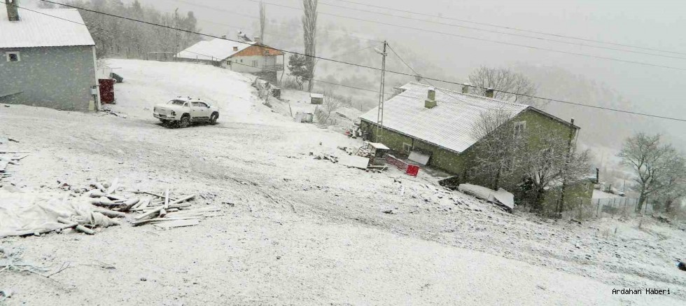 Posof ta etkili olan yoğun kar yağışı sonrası yeniden beyaza büründü