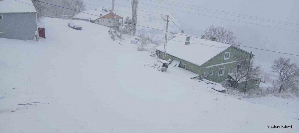 Posof’ta Yoğun Kar Hayatı Durdurdu