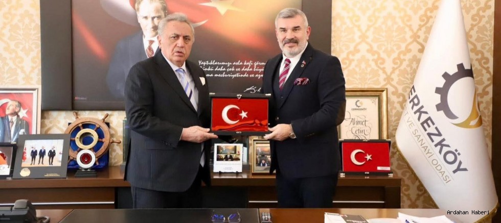 Saffet Kaya, dan Çerkezköy Ticaret ve Sanayi Odasına Ziyaret