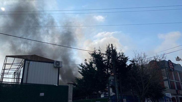 Sancaktepe'de korkutan yangın! Çok sayıda itfaiye sevk edildi