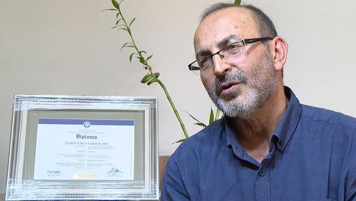 Şehit AKUT gönüllüsü Sarıyıldız’ın diploması ailesine teslim edildi