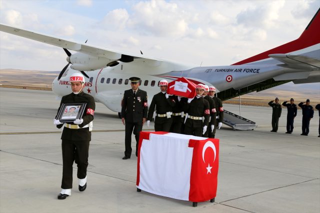 Şehit Selimoğlu'nun naaşı memleketine getirildi