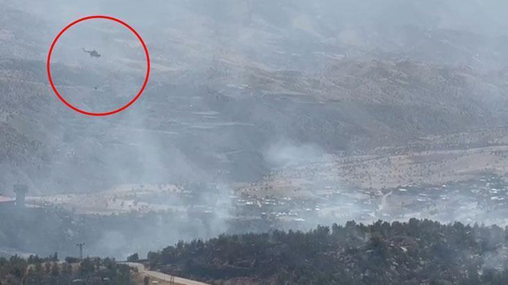 Şırnak’taki örtü yangını kontrol altına alındı