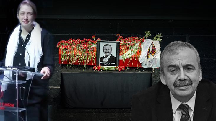 Sırrı Süreyya Önder'e veda! Tabuttaki 'zeytin dalı' fidanı dikkat çekti