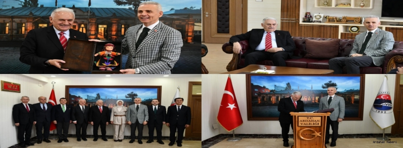 Son Başbakan Binali Yıldırım’dan Ardahan Valiliği’ne Ziyaret