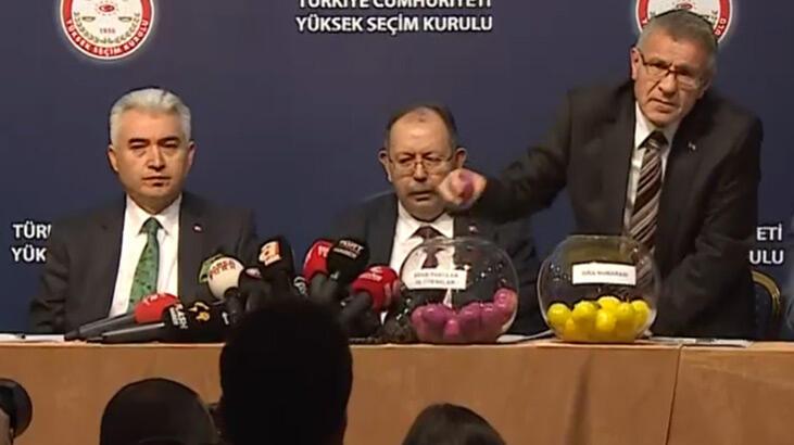  Oy pusulasındaki yerler belli oldu! Hangi parti, kaçıncı sırada olacak?