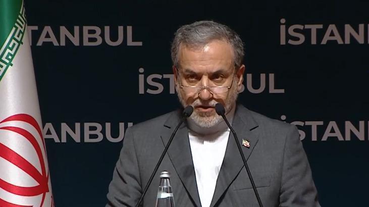 SON DAKİKA HABERLERİ: İRAN DIŞİŞLERİ BAKANI ARAKÇİ İSTANBUL'DA KONUŞUYOR: ABD'YE SALDIRIYA CEVAP VERMEMİZ GEREKİYOR