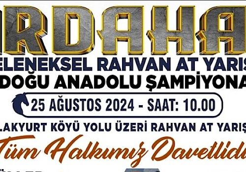 10. Geleneksel Rahvan At Yarışları ve 8. Doğu Anadolu Şampiyonası Ardahan'da düzenlenecek