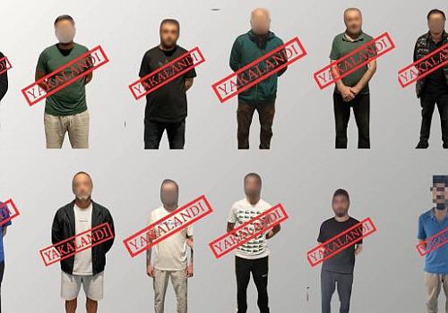 11, ulusal seviyede aranan 1 olmak üzere 12 suçlu Türkiye'ye getirildi.