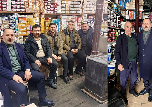 AK Parti Ardahan’dan Esnafa Sabah Ziyareti