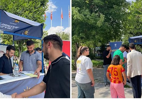 AK Parti Ardahan Gençlik Kolları Başkanı Muhammed Gök sahaya indi, gençlerle buluştu