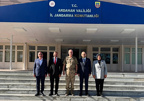 Ak Parti Ardahan Heyetinden İl Jandarma Komutanı Yüceer’e Hayırlı Olsun Ziyareti