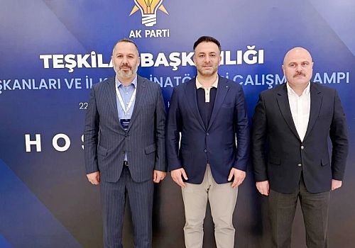 AK Parti Ardahan İl Başkanı Hakan Aydın, İl Koordinatörü Ferhat Dağ ve AK Parti Kars İl Başkanı Muammer Sancar ile bir araya geldi