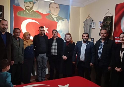 AK Parti Ardahan İl Başkanı Hakan Aydın; Şehit aileleri bizim başımızın tacıdır