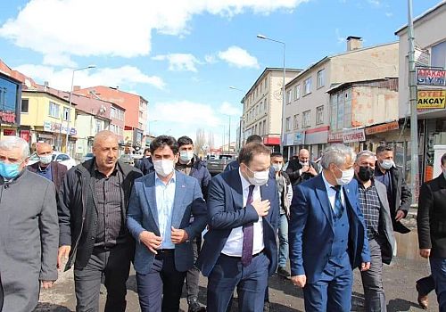 Ak Parti Ardahan İl Başkanı Kaan Koç ve il yönetim kurulundan Göle'ye Ziyaret 