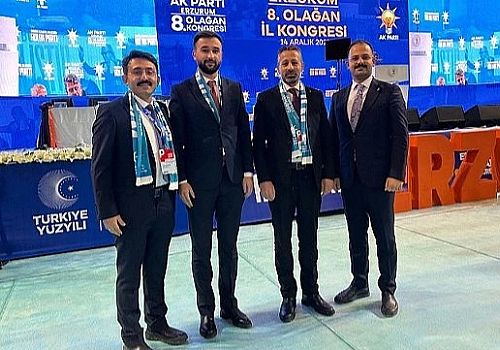 AK Parti Ardahan İl başkanı ve beraberindeki heyet, Erzurum’daki 8. Olağan İl Kongresine katıldı