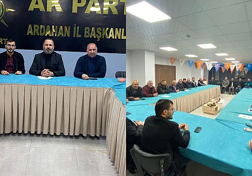 AK Parti Ardahan İl Başkanlığı Haftalık Yönetim Kurulu Toplantısını Gerçekleştirdi