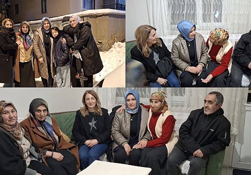 AK Parti Ardahan İl Kadın Kolları’ndan Ramazan’da Hane Ziyaretleri
