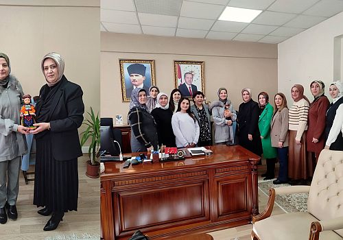 AK Parti Ardahan İl Kadın Kolları’ndan Vali Yardımcısı Esengül Korkmaz Çiçekli’ye Ziyaret