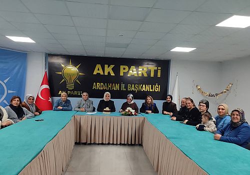AK Parti Ardahan Kadın Kolları Haftalık Olağan Toplantısını Gerçekleştirdi
